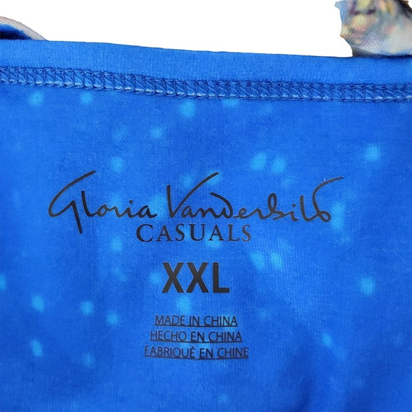 Gloria Vanderbilt Casuals Women Tabitha Shirt Snowy Scene Long Sleeve 2XL New - Picture 11 of 12